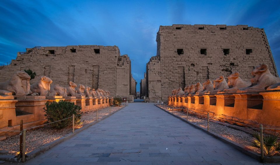Tonight we're going to visit a very famous site in Egypt, Karnak Temple Complex, usually just called Karnak. It was originally started during the reign of Senusret I during the Middle Kingdom (2000-1700 BC) and was added to & changed by other Pharaohs over the next several.......