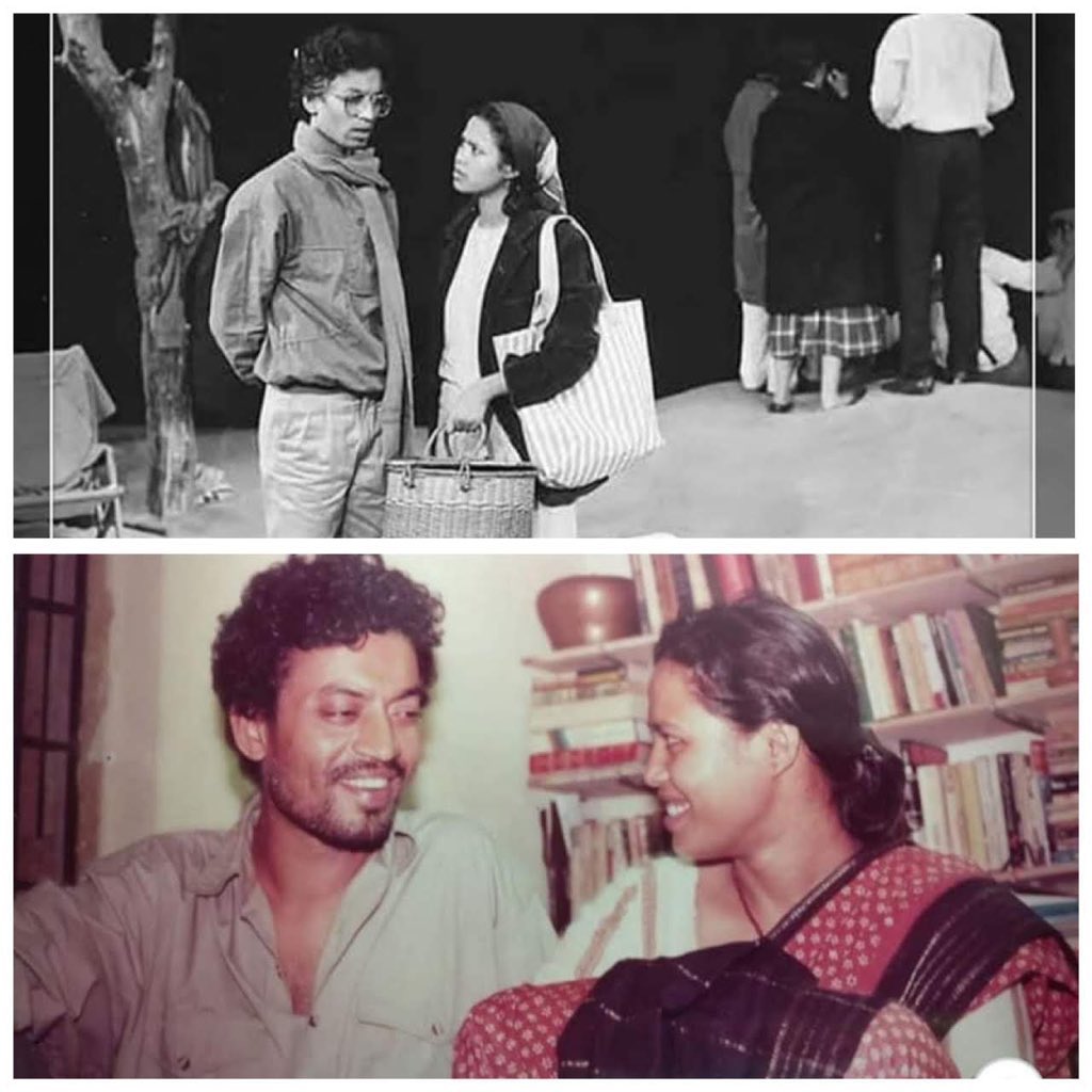 Remembering #Irrfan on his 1st death anniversary (29/04).

Irrfan with wife #SutapaSikdar.