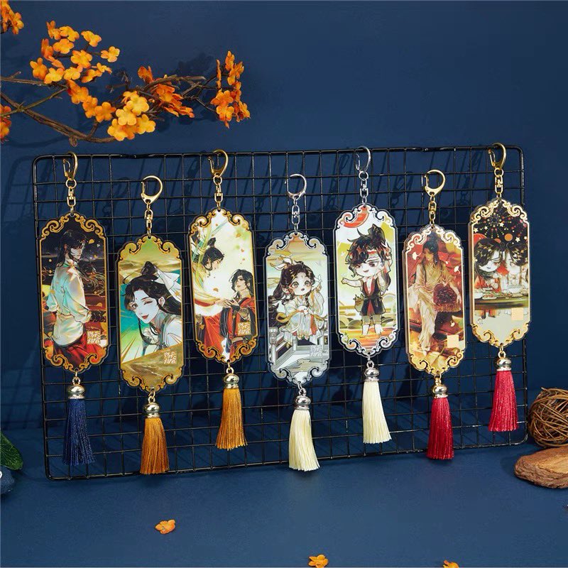 (7) acrylic tassel keychain  https://m.tb.cn/h.4JCn41Y?sm=8a4f1b