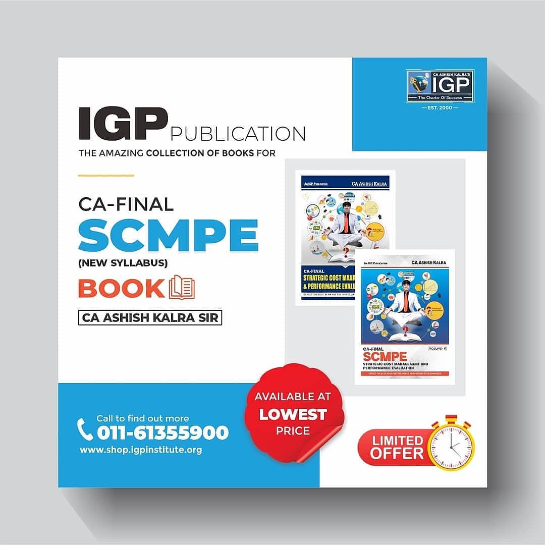 igpclasses's tweet photo. #CA_Final #SCMPE Book by #CA Ashish Kalra Sir

#caashishkalrasir #icai #igpclasses #books #icaiexams #igpinstitute #icaica #icaistudents #icairesults #cafinal #cafinalist #cafinalbooks https://t.co/mYQGtTU93M