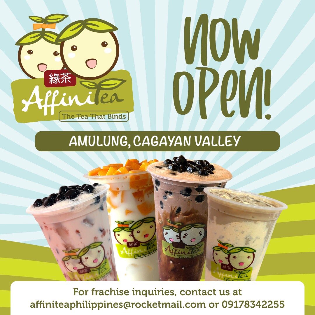 affiniteaph's tweet photo. Congratulations and God bless - 
AFFINITEA Amulung, Cagayan Valley. 

“𝙔𝙤𝙪 𝙨𝙝𝙖𝙡𝙡 𝙧𝙚𝙢𝙚𝙢𝙗𝙚𝙧 𝙩𝙝𝙚 𝙇𝙤𝙧𝙙 𝙮𝙤𝙪𝙧 𝙂𝙤𝙙, 𝙛𝙤𝙧 𝙞𝙩 𝙞𝙨 𝙝𝙚 𝙬𝙝𝙤 𝙜𝙞𝙫𝙚𝙨 𝙮𝙤𝙪 𝙥𝙤𝙬𝙚𝙧 𝙩𝙤 𝙜𝙚𝙩 𝙬𝙚𝙖𝙡𝙩𝙝.”         
 #affiniteaphilippines  #緣茶 #franchise https://t.co/B1Vg3qZrjU