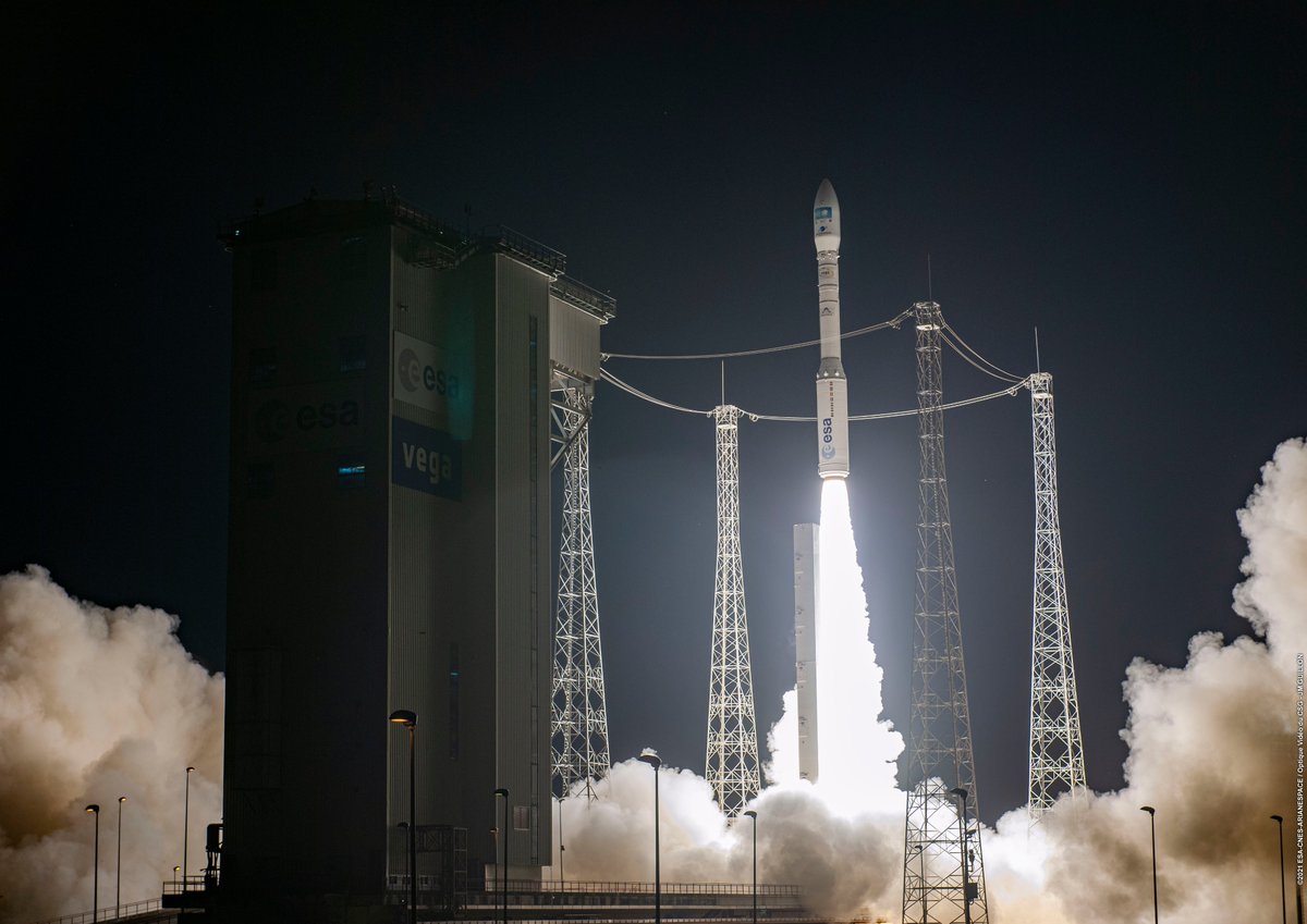 lanzamiento cohete vega arianespace