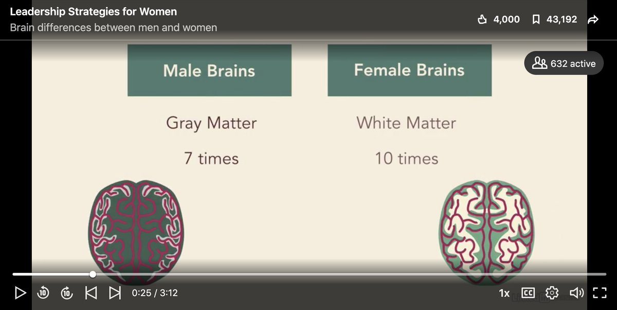 MEN - did you know you have seven times more gray matter than women? And women have TEN TIMES more white matter than men? Well, you do now. 