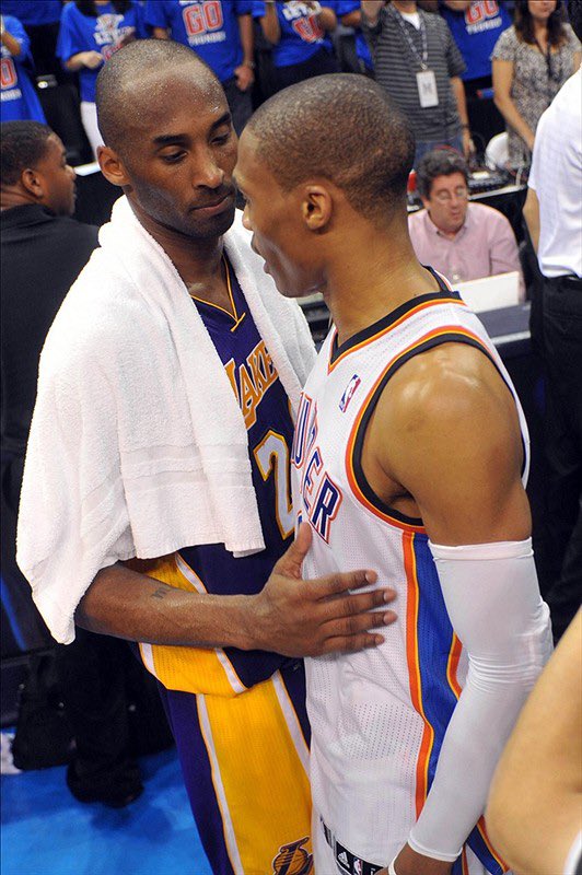 Russell Westbrook and Kobe “Bean” Bryant RIP 
