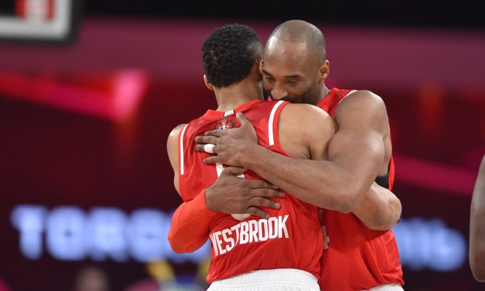 Russell Westbrook and Kobe “Bean” Bryant RIP 