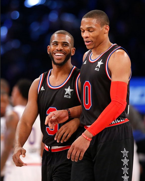 Russell Westbrook and Chris Paul   @CP3