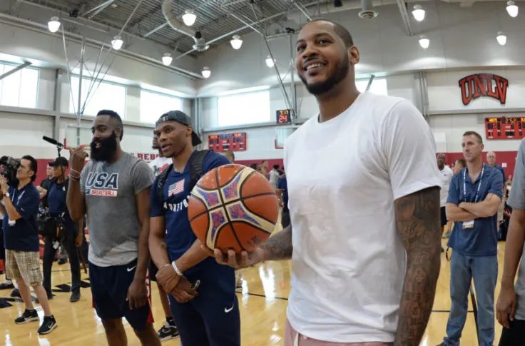 Russell Westbrook and Carmelo Anthony   @carmeloanthony