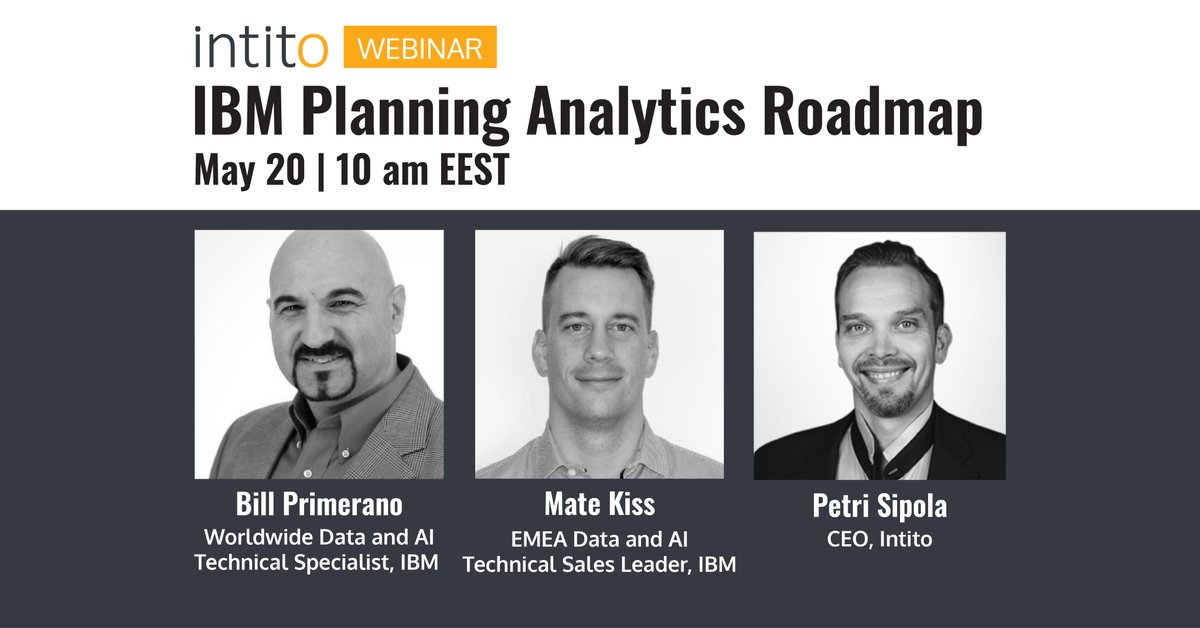 IntitoNordics's tweet photo. IBM Planning Analytics is evolving fast. Join IBM Planning Analytics Roadmap Webinar to learn what’s new and what’s next? 

Webinar Highlights:
oNew and Next for Planning Analytics
oProduct demonstration

Register: https://t.co/3mzOBYc2tB https://t.co/hykWvj3wpx