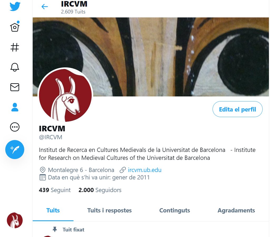 🔊Tolkien i G.R.R. Martin han fet la seva màgia, i ja som 2.000 membres a twitter. 😍Dos milers de gràcies! Seguim! #SomMedievalistes