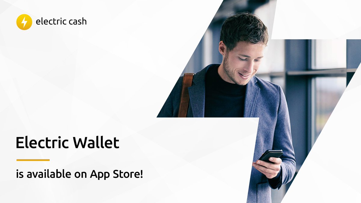elcash_official's tweet photo. 🔥  BREAKING NEWS 🔥

$ELCASH #ElectricWallet for #iOS is already available on #Appstore ⚡️ 

You can download it here 👉  https://t.co/SRSSKyMGvR

#electriccash #elcash #mobilewallet #crypto #cryptocurrency https://t.co/Q3W3ms8YSm