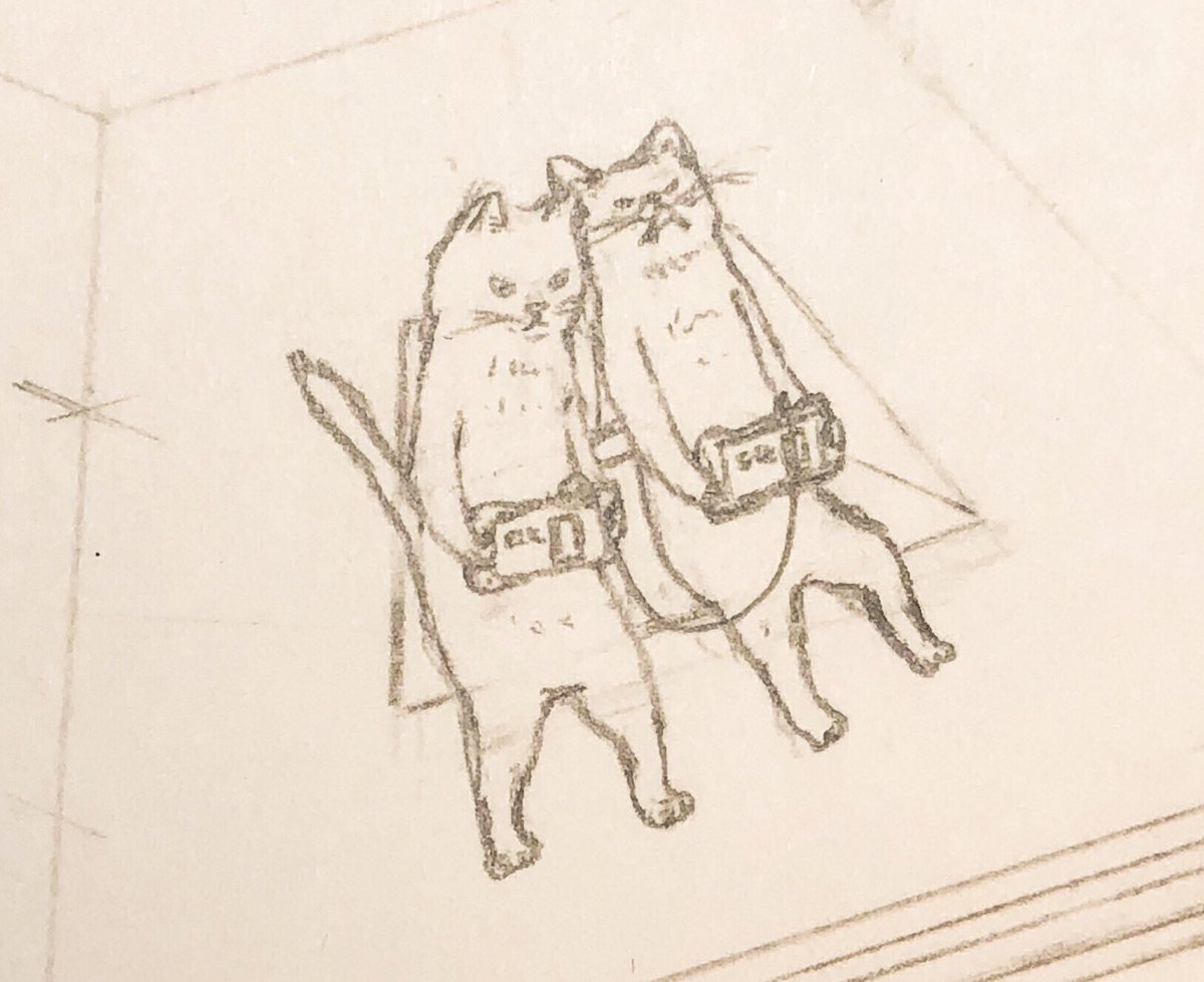 【お猫のネタください🎨】
稀にしてた気まぐれ企画のバージョンUPです😙

ネタ▶︎『◯◯してるネコ』
例)「DSをしてるネコ」📺🐱

おもしろネタをセレクトして描きます(個展用にするかも?)
ご参加はこのツイートのリプへどうぞ!🙇‍♂️

〆切は明日、小腹が空く時間まで🍚
※画像は作例? 