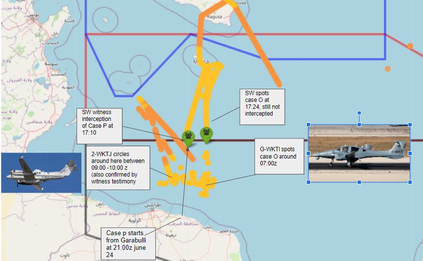 Reconstructing the event it’s highly probable Frontex aircraft 2-WKTJ spotted then between 09:00-10:00z, the LCG needed about 8hrs to reach them. In this case, the delay wasn’t deadly but commercial vessels could have rescued sooner & the violence of the LCG cost lives
