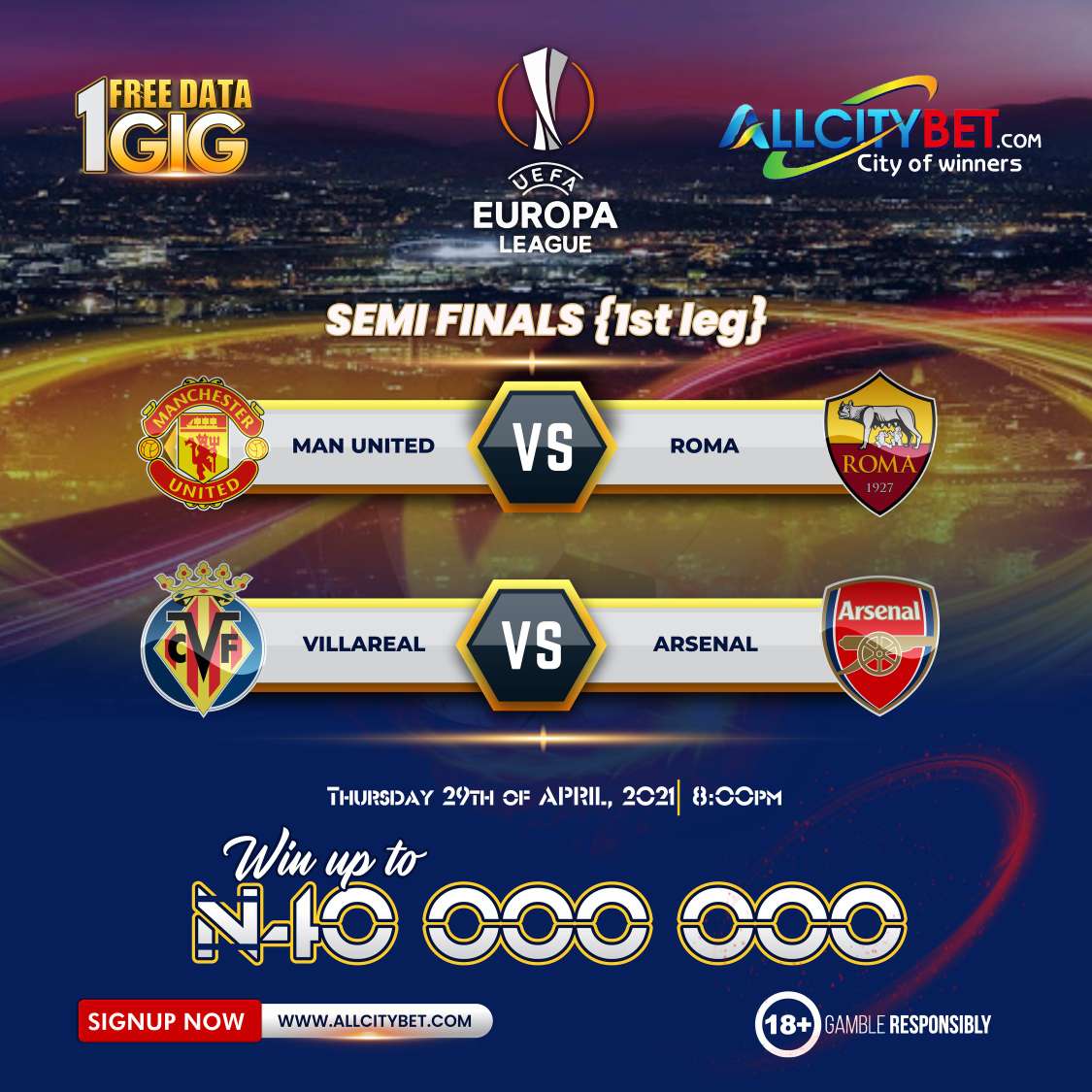 Did you know that #Arsenal have never lost to Villarreal?

ManUtd are unbeaten in their last 8; & haven't lost to Roma in their last 6 battles.

While Barca have scored 10 goals in their last 3 games vs Granada!

Bet now >>> https://t.co/eF7bWDlvSU 

 #UEL #Barcelona Baba Ijesha https://t.co/F5dHi2EgEP