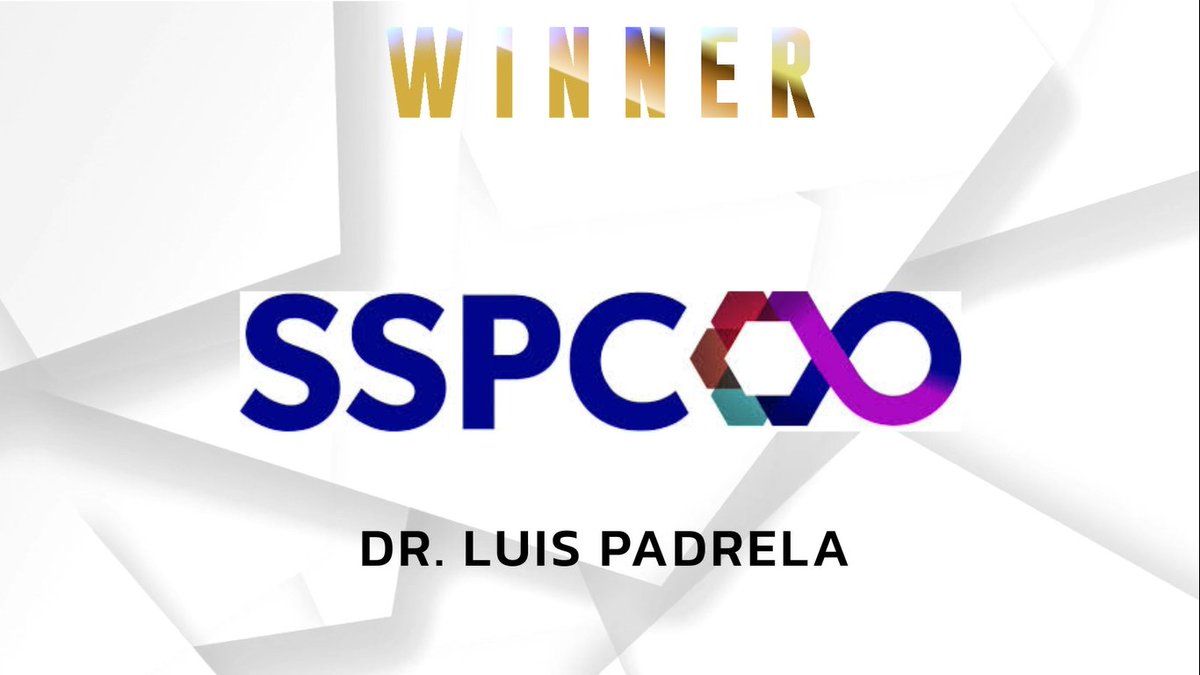 Well done to Dr. Luis Padrela - <a href="/SSPCentre/">SSPC</a>, <a href="/BernalNews/">Bernal Institute</a>, <a href="/UL/">University Of Limerick</a> on winning the Laboratory Scientist of the Year award! #IrishLabAwards