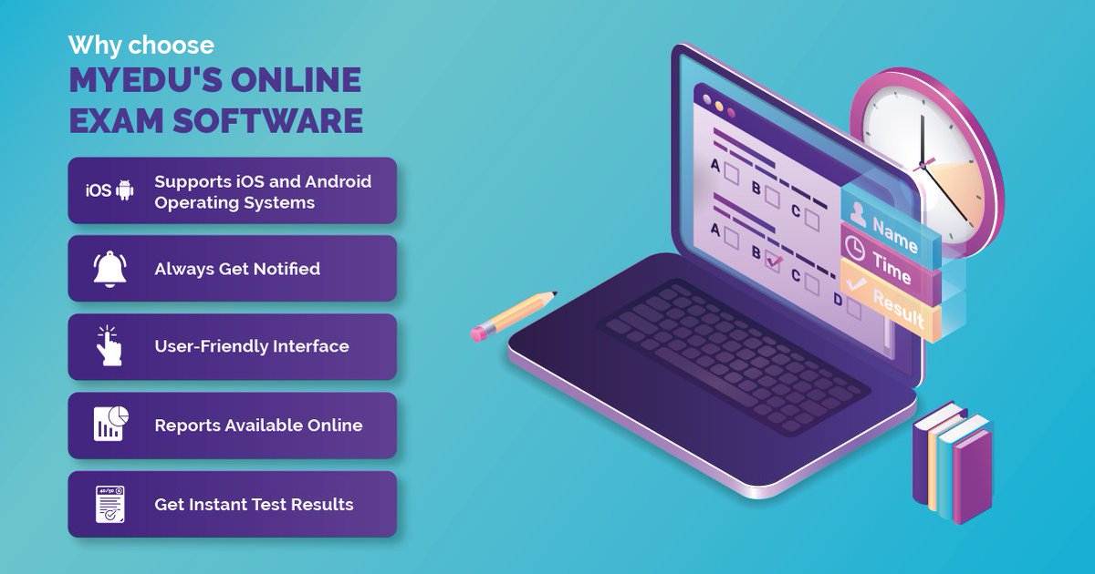 The world is going #Digital!
When you have many options you get confused, but when you have a distinctive view of the perfect #OnlineExamSoftware that stands out, you don't have to worry about making your choice.

myeducomm.com

#MyEdu #OnlineExam #ExamSoftware