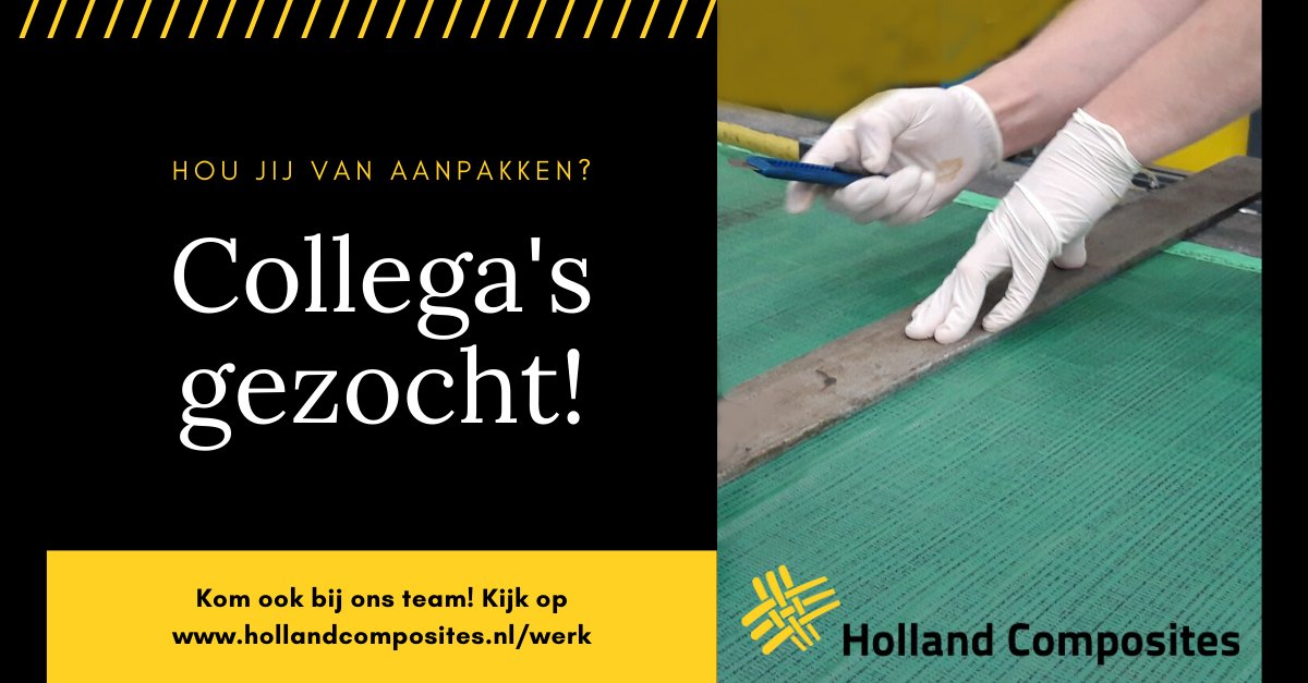 Werk je bij Holland Composites, dan kom je jouw gevels, daken en andere bouwwerken van composiet overal tegen. Wil jij ook werken aan iconische projecten? Check onze vacature en solliciteer nu! hollandcomposites.nl/over-ons/werk/
#Vacature #Banen #Job #Jobs