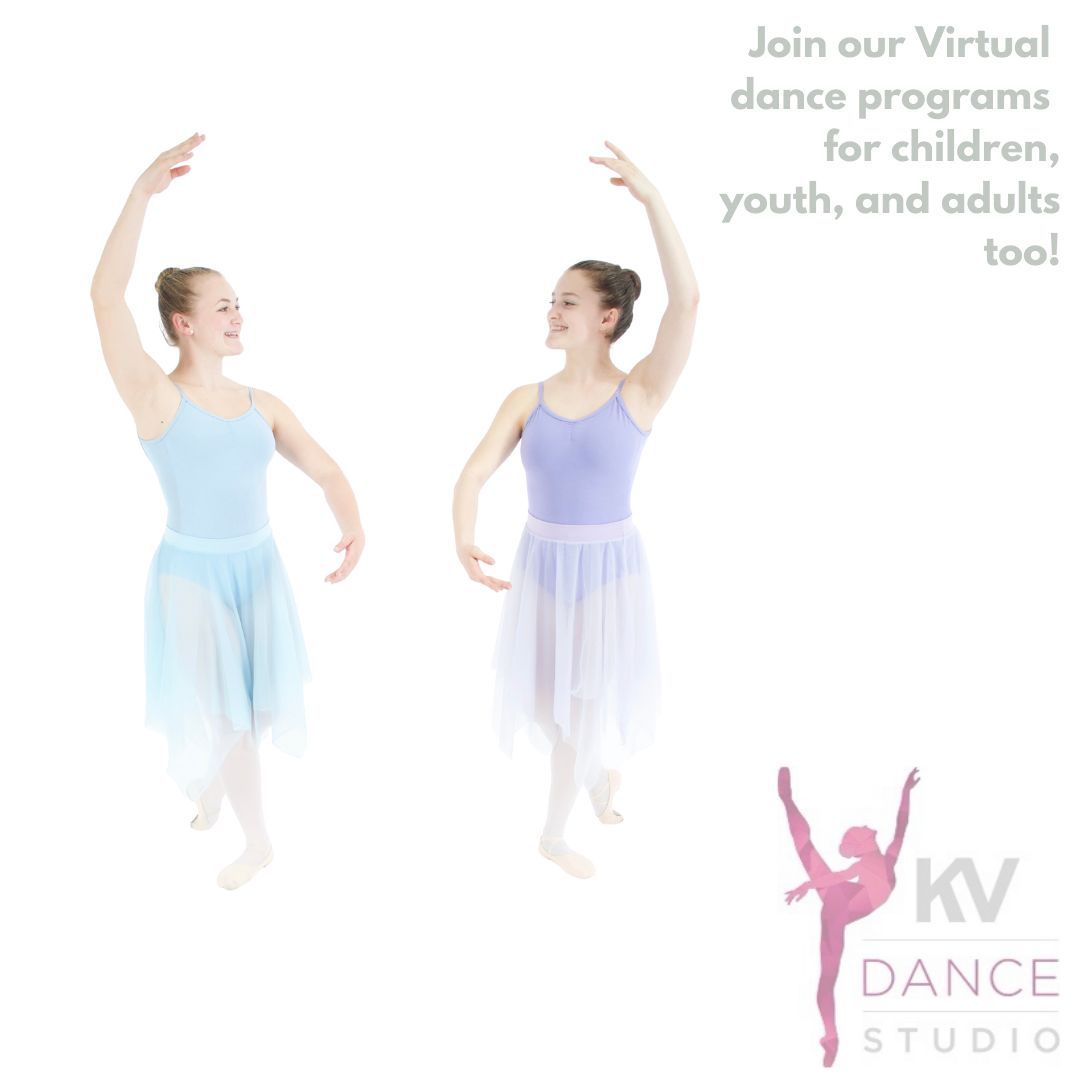 Take advantage of our ever-growing list of virtual classes each week. For children, youth, and adults too! DM us for more information on how you can dance from the safety, convenience and comfort of home!