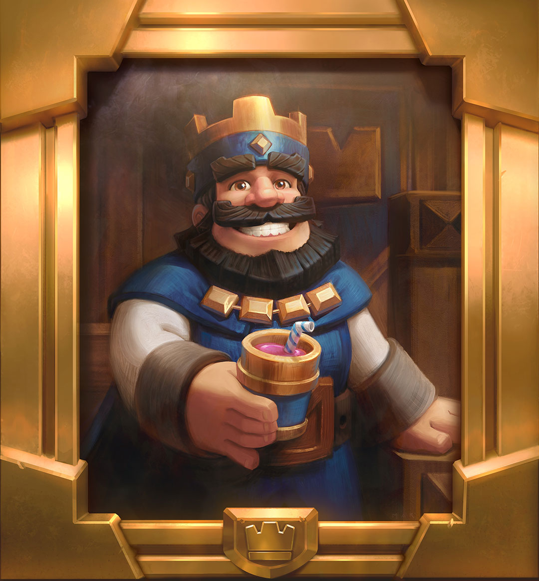 The royale king laugh #clashroyale  Choque de clanes, Clash royale,  Cumpleaños de clash royale