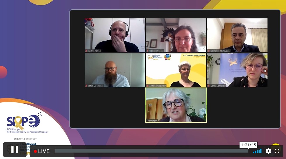 Thanks to the Co-Chairs and speakers for this excellent inter-professional session tackling issues relevant to Adolescents &amp; Young Adults with Cancer.  

#SIOPEurope21 #AYAcancer #AYA #TYA #AYACancerAwareness