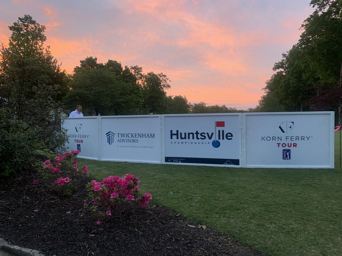 truckkarma's tweet photo. Beautiful morning for Round 1 of the inaugural @HuntsvilleChamp #rockettown #kids21 @KornFerryTour https://t.co/6Rl63m7gSx