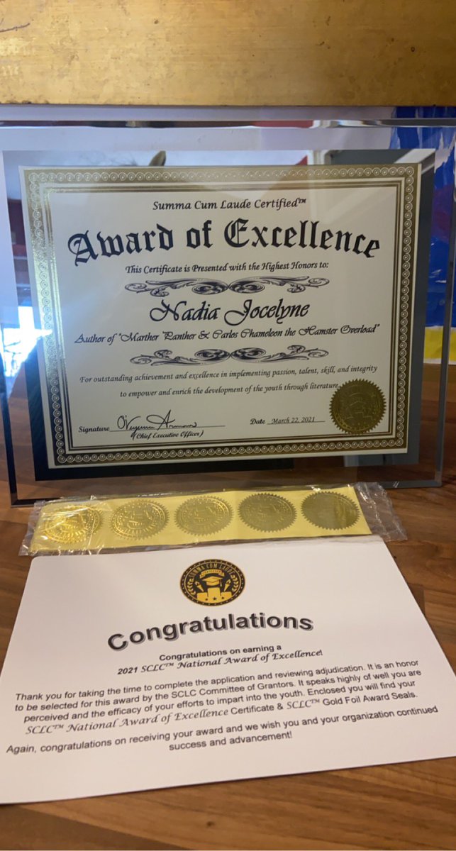 NGogognon's tweet image. So amazing to share with you all the first award 🥇 for my first published children’s book available on Amazon 📚 @NationalSCLC  #careleavers #FosterCare #DREAMBIG #author #2021awards #inspire #growth