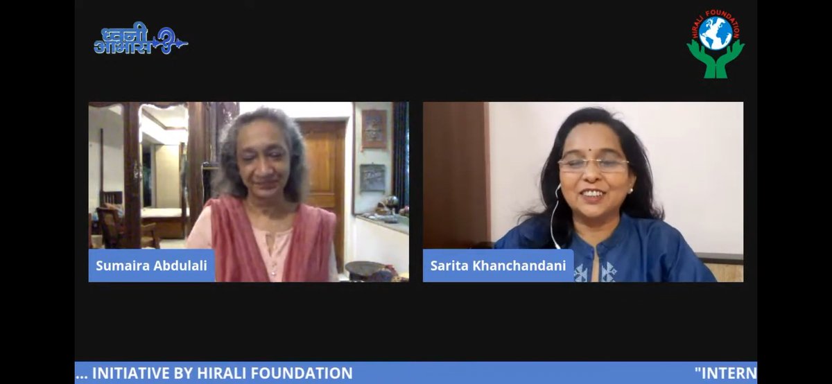 HiraliF's tweet photo. Big thanks to @sumairaabdulali mam from #awaazfoundatoon.
#motivation #expertpanelist
#antinoiseactivist
#webinar #InternationalNoiseAwarenessDay initiative by #HiraliFoundation. Topic #NoisePollution & #COVIDPandemic. YT https://t.co/0c0nxBOAjs, FB-https://t.co/L2RigZdQs6 https://t.co/knLiAcMzr7