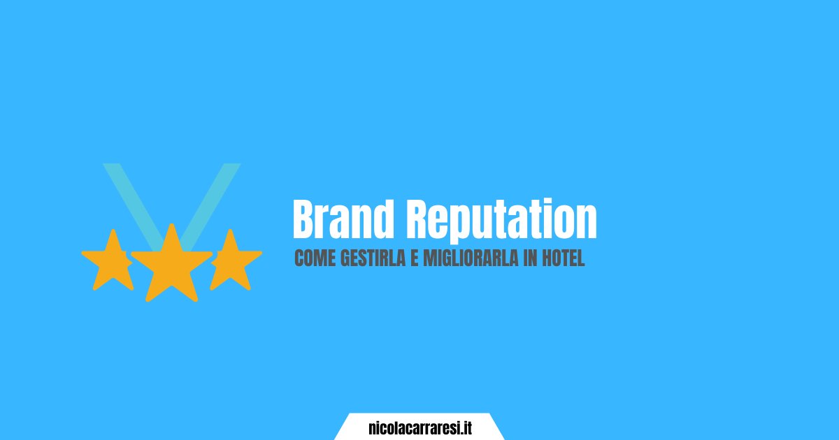 🔵Come aumentare le prenotazioni per la tua struttura?
Migliora la percezione dei tuoi servizi lavorando sulla #brandreputation
➡️ow.ly/Qrrg50EAu7X

#marketingturistico