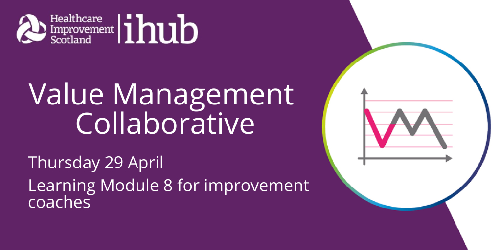 Our Value Management Collaborative Learning Module 8 will take place this afternoon. This session for improvement coaches will focus on sustainability, scale up and spread. Follow the hashtag #ValueMgt to join the conversation.