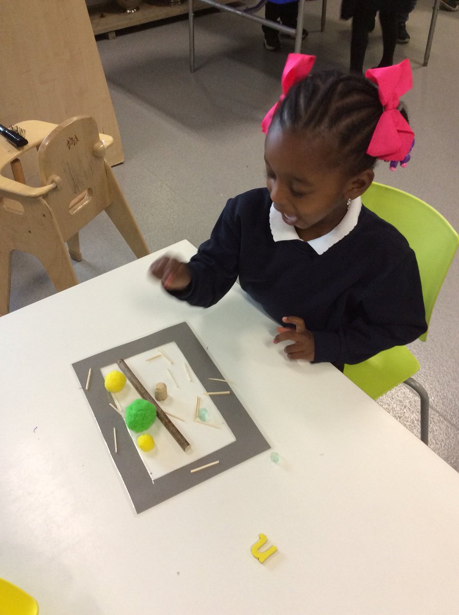 In our nursery we don’t need paint or pens to make marks, we use natural resources to make pictures #openendedplay #curiousityapproach #masterymaths <a href="/LozellsPrimary/">LozellsPrimarySchool</a>
