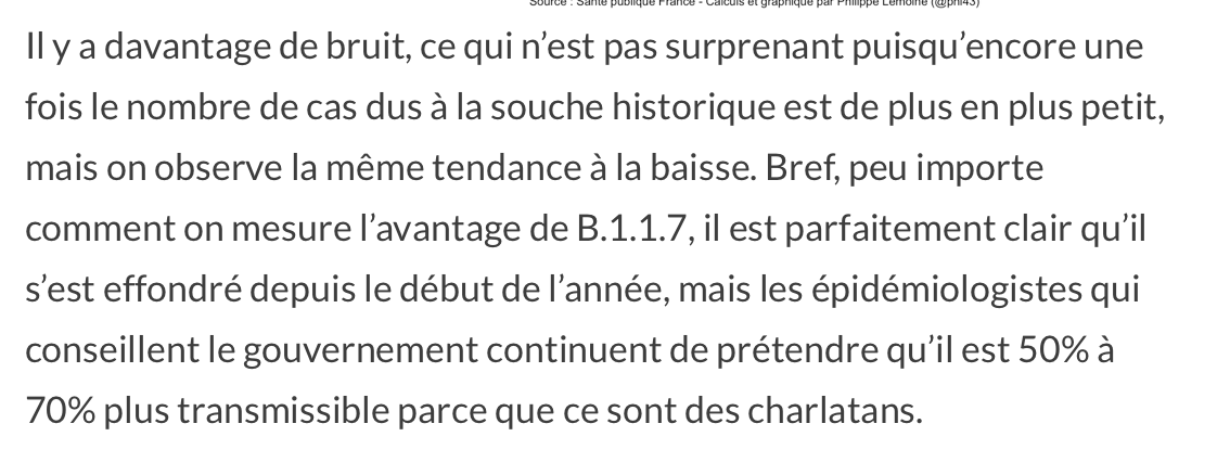 17. Voilà ce que conclut l'article de blog de PHL pour réfuter la transmission+ du variant B1117... je vous laisse vomir!