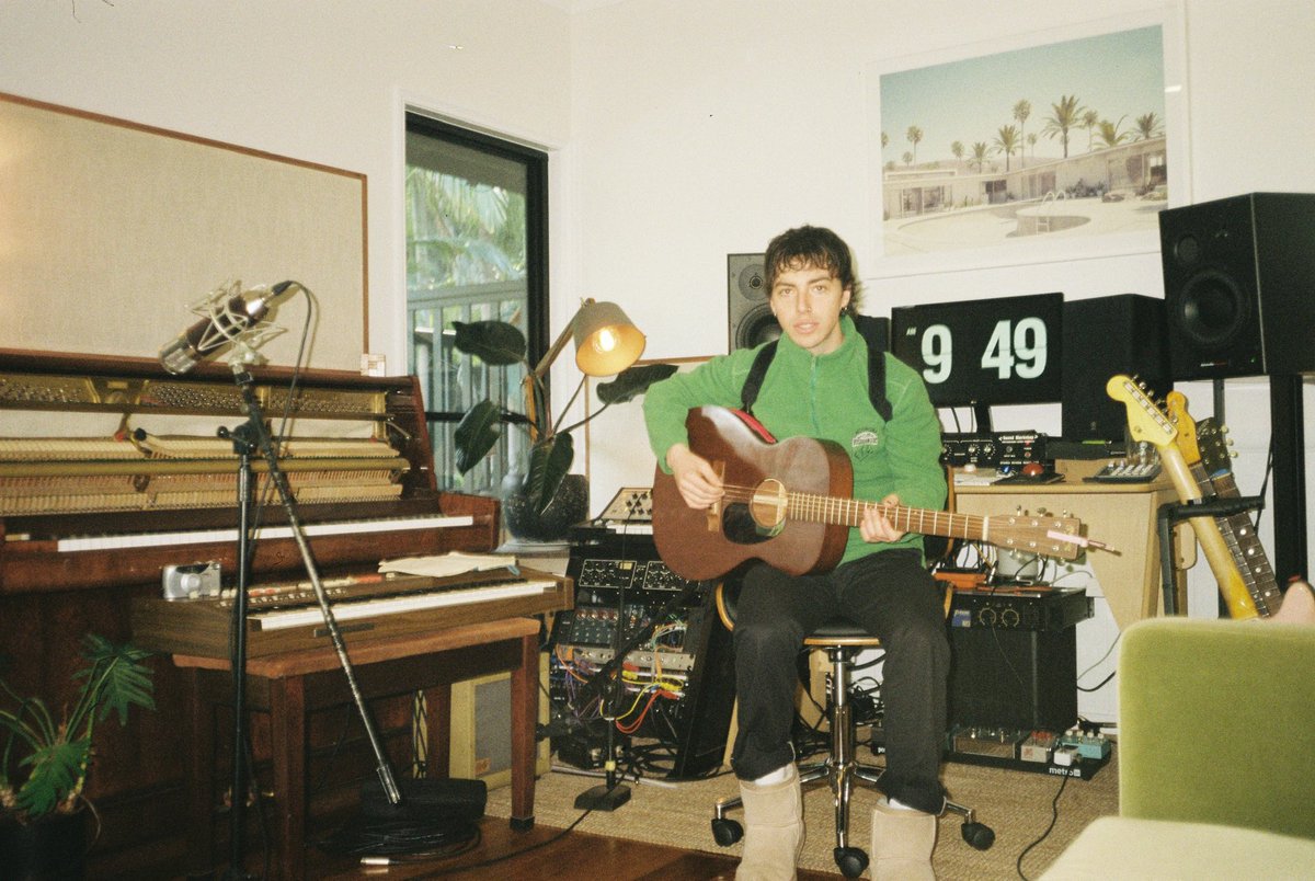 London’s Calling is out now! <a href="/christopherglen/">Chris Collins</a> took this pic when we were very deep into making the album. I  wrote this one with my dear friend Luke Rundle back in 2018, and glued it all together with Chris last July! Film clip comin next week x