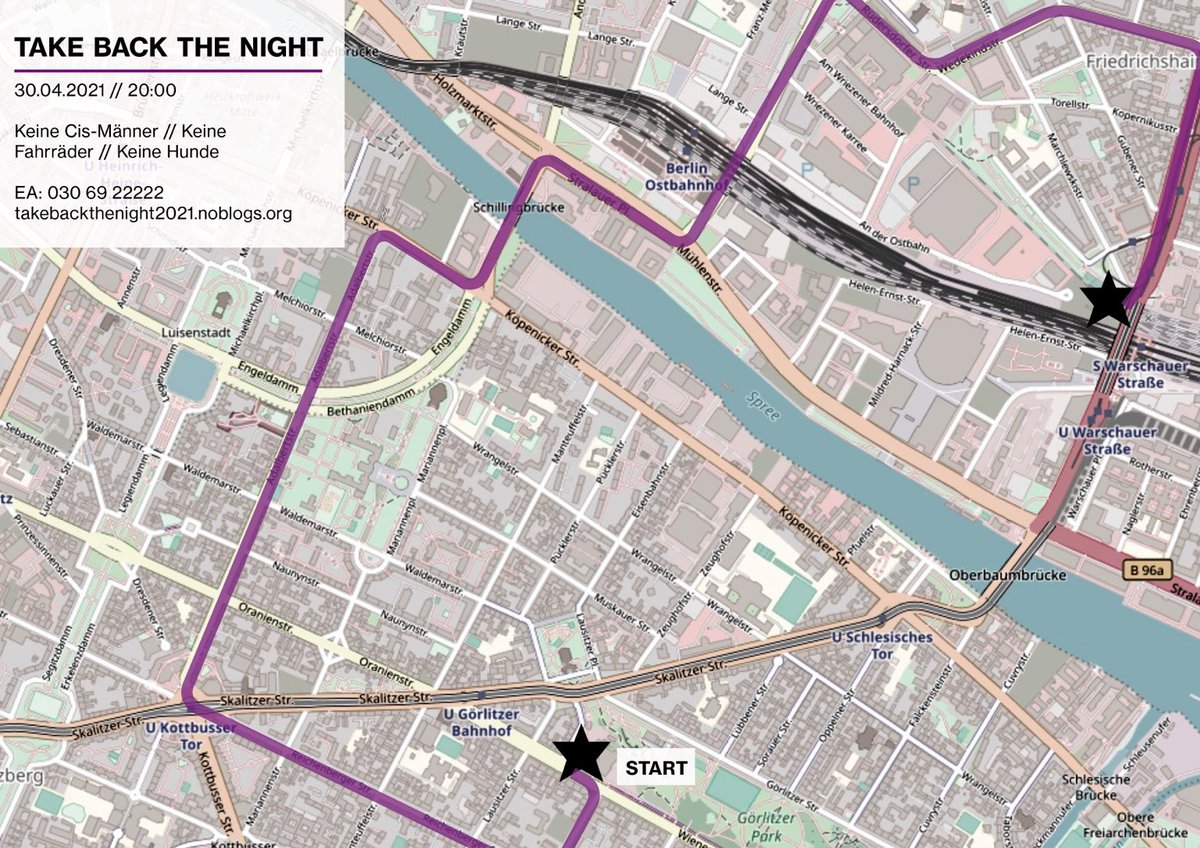liebig34bleibt's tweet photo. Friday Route for Take Back The Night:
Updates Here: https://t.co/BFoVqQvL29
"auf eine großartige Walpurgisnacht! Ⓐ" https://t.co/FxVVAhVYcJ