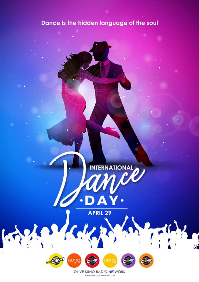 radiosuno's tweet photo. Dance is the hidden language of the soul ...!
International Dance Day ....!
#danceday #dance #dancer #internationaldanceday #justdance #igdancer #instadancer #dancedayeveryday #iworkout #dancers #workhardforyourgoals #kidsdancewear #kidsactivewear #kidsactivewearmodel https://t.co/krRrYYCGDA