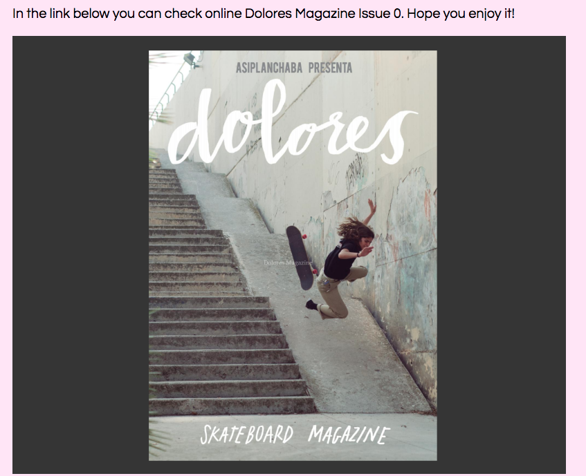 asiplanchaba's tweet photo. #DoloresMagazine Revista 100% skate 100% producida y  protagonizada por Mujeres. Más en @doloresmagazine https://t.co/oFFE9m7see