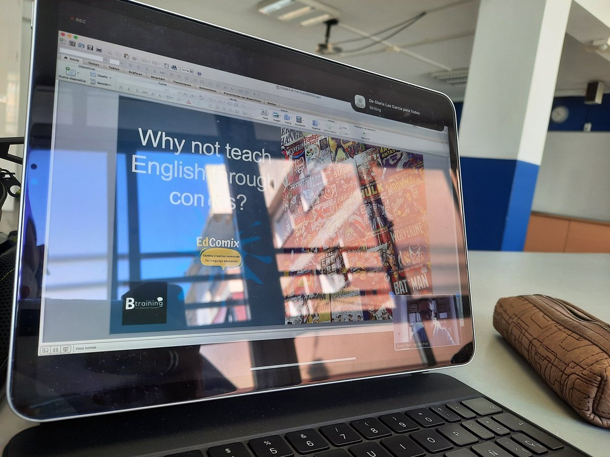 ¡Buenos días! 👩‍🏫

En la mañana de hoy, nos encontramos participando del "Encuentro digital" 💻 organizado por <a href="/ExamsAndalucia/">ExamsAndalucia</a>.🔝

Nuestro CEO @paisajesedu, está tomando buena nota ✍ de todas las novedades, para poder compartirlas a través de idiomassiurot.es.

😜