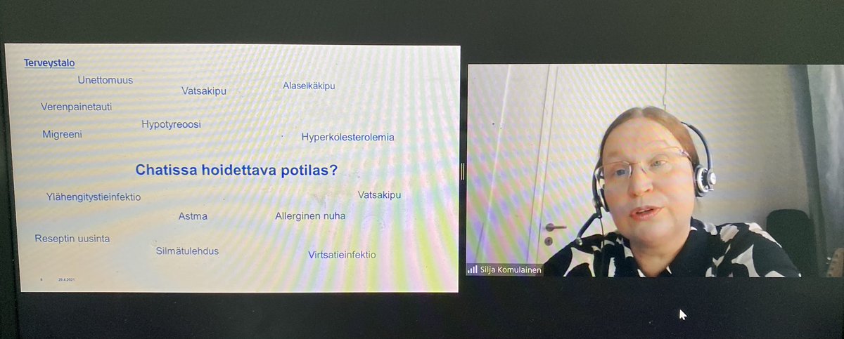 Merja Männistö (@merjamannisto) on Twitter photo Kiitos <a href="/KomulainenSilja/">Silja Komulainen</a> mielenkiintoisesta esityksestä <a href="/Terveystalo/">Terveystalo</a> n Chat ja etävastaanoton toiminnasta #eHealthOulu teemapäivässä, joka toteutuu <a href="/UniOulu/">University of Oulu</a> lääketieteen ja <a href="/oamk_ouas/">Oamk</a> hoitotyön opiskelijoille tänään #sotedigi #sähköisetterveyspalvelut Kiitos <a href="/KomulainenSilja/">Silja Komulainen</a> mielenkiintoisesta esityksestä <a href="/Terveystalo/">Terveystalo</a> n Chat ja etävastaanoton toiminnasta #eHealthOulu teemapäivässä, joka toteutuu <a href="/UniOulu/">University of Oulu</a> lääketieteen ja <a href="/oamk_ouas/">Oamk</a> hoitotyön opiskelijoille tänään #sotedigi #sähköisetterveyspalvelut