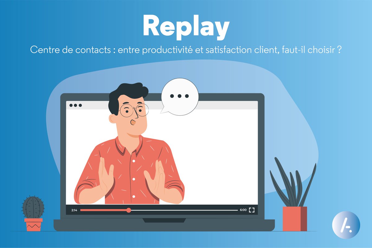 Akio_CX's tweet photo. 📽️Replay webinar📽️
Centre de contacts : entre productivité et satisfaction client, faut-il choisir ?➡️https://t.co/t3TI2SUSxW
#ServiceClient #RelationClient #callcenter https://t.co/POoIL7g78K