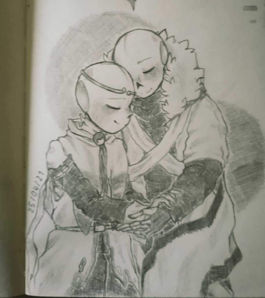 X 上的 𝗻𝗼𝗻𝗼 ୭̥⋆*｡：「Kabedon #art #artist #undertale