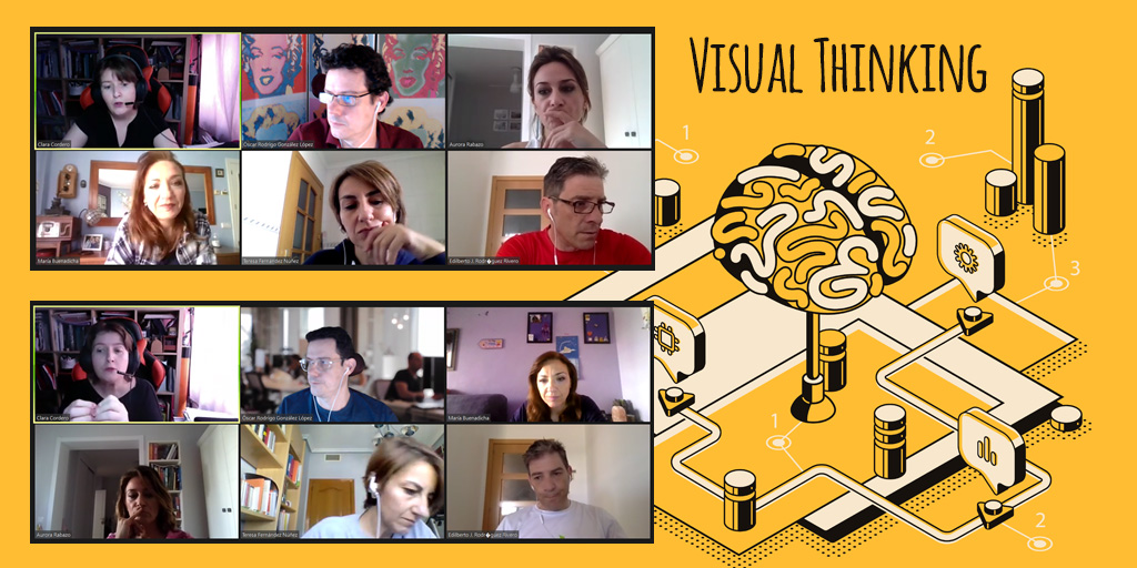 Maravilloso curso de #VisualThinking impartido por la insigne <a href="/AgoraAbierta/">Clara Cordero</a>, del proyecto de innovación docente del <a href="/sofdplan/">SOFD</a>. Mil gracias desde tierras pacenses. #ACGAMES