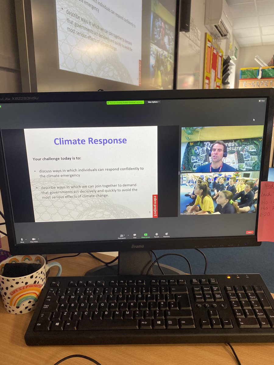 mclimatechange's tweet photo. A fantastic start to our project. Thank you to our climate change expert, Robbie Kirkman for sharing so much knowledge and wisdom @edenschoolsteam #makethechange https://t.co/kw1b5J8Uo1