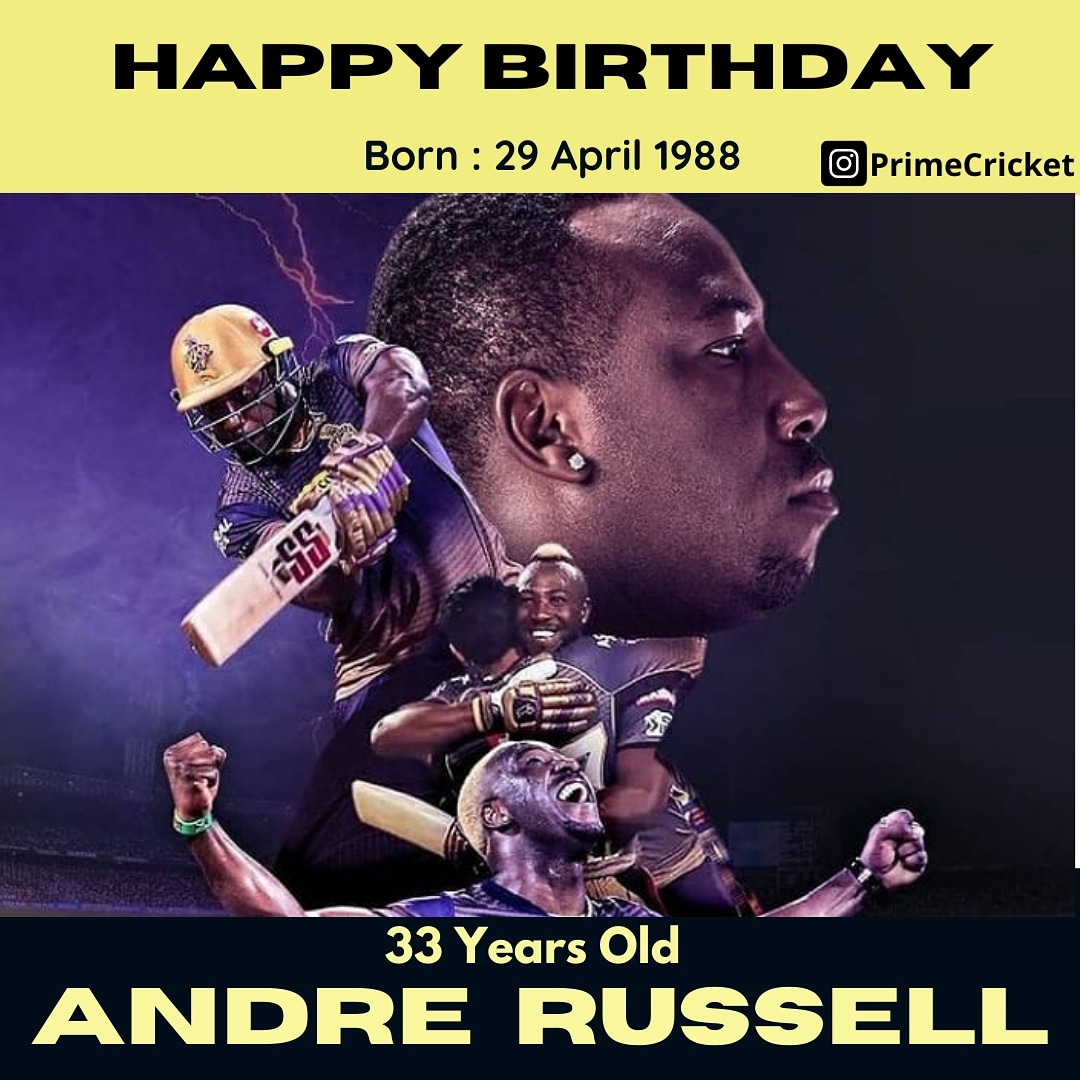 Happy Birthday Andre Russell    