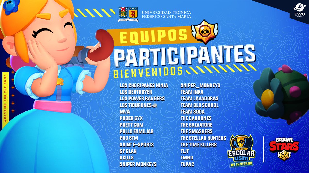 📣Jueves de presentación oficial‼️

🙋‍♀️ Bienvenidos a todos los equipos a la liga escolar 2021 auspiciado por la gran <a href="/admisionusm/">Admisión USM</a> 🔝 

🏆Sabemos que lo darán todo por ser el mejor y lograr el Gran Premio 💰

🕺🏻Se viene se viene... a ponerle💪🏻

#soygamerusm <a href="/BrawlStarsES/">Brawl Stars ES</a>