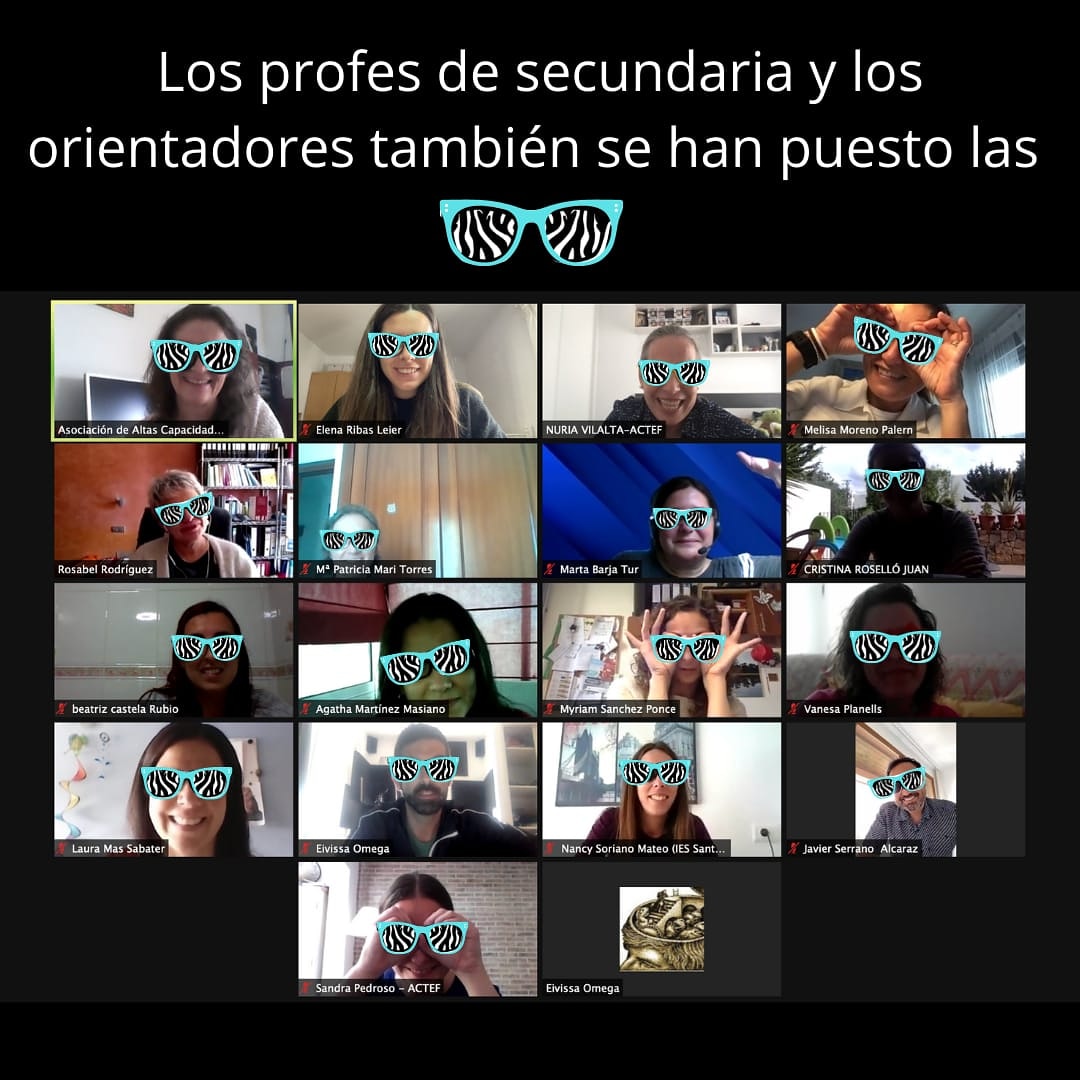 actef_eivissa's tweet photo. 🙏🏼 Gracias a la @Rosabel_RR profesores y orientadores se han podido poner las gafas de las Altas Capacidades para poder identificar a los y las jóvenes
🤔¿Y tú, estás tardando en ponerte las gafas junto a nosotros? 👉🏼 ¡ATRÉVETE! 👈🏼
#aacc #ACI #actef #profesorado #cursos https://t.co/SFpD2xgeY6