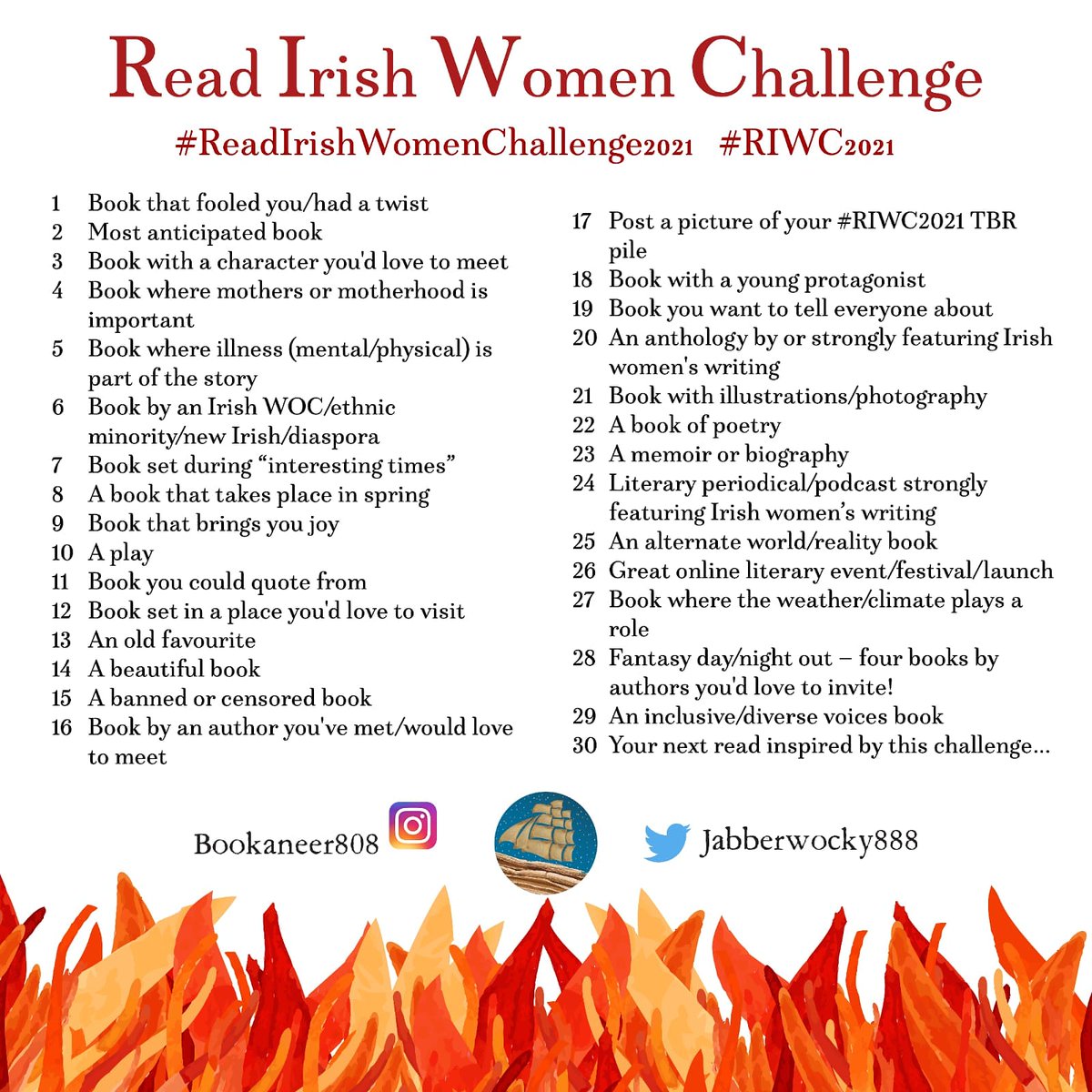 Day 29 of the  #ReadIrishWomenChallenge2021: an inclusive bookAll the Bad Apples by  @moirawithatremaOn Deena's 17th bday she comes out to her family. Her sister is seen leaping from a cliff. The family is devestated but not surprised - the women of this family are troubled