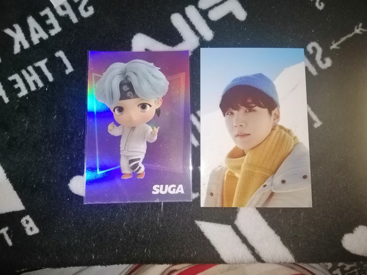 WTS | LFBSuga setTinytan Postcard + WP 2021 photoset250phpdm me if interestedtags wts lfb bts merch suga yoongi Tinytan wp 2021 winter package 4x6