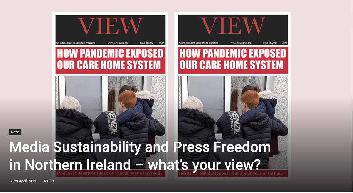 Contribution to VIEWdigital submission to APG on Press Freedom and SustainabilityA thread  http://drpauljreilly.com/2021/04/29/contribution-to-viewdigital-submission-to-apg-on-press-freedom-and-sustainability/