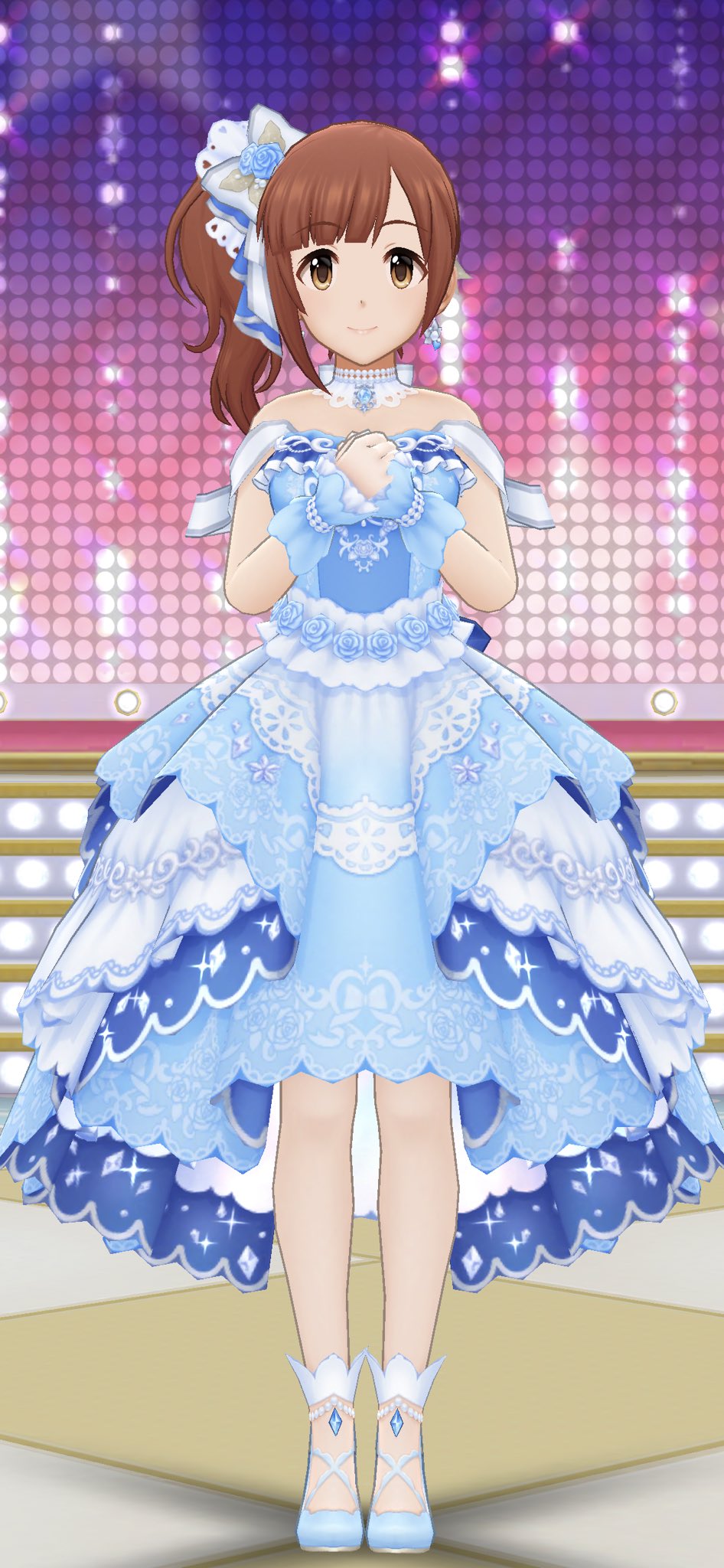 ウィッグ付 デレマス 五十嵐響子 SSR【ドラマティックナイト】 衣装フルセット ウィッグ付 デレマス 五十嵐響子 SSR【ドラマティックナイト】 衣装フルセット