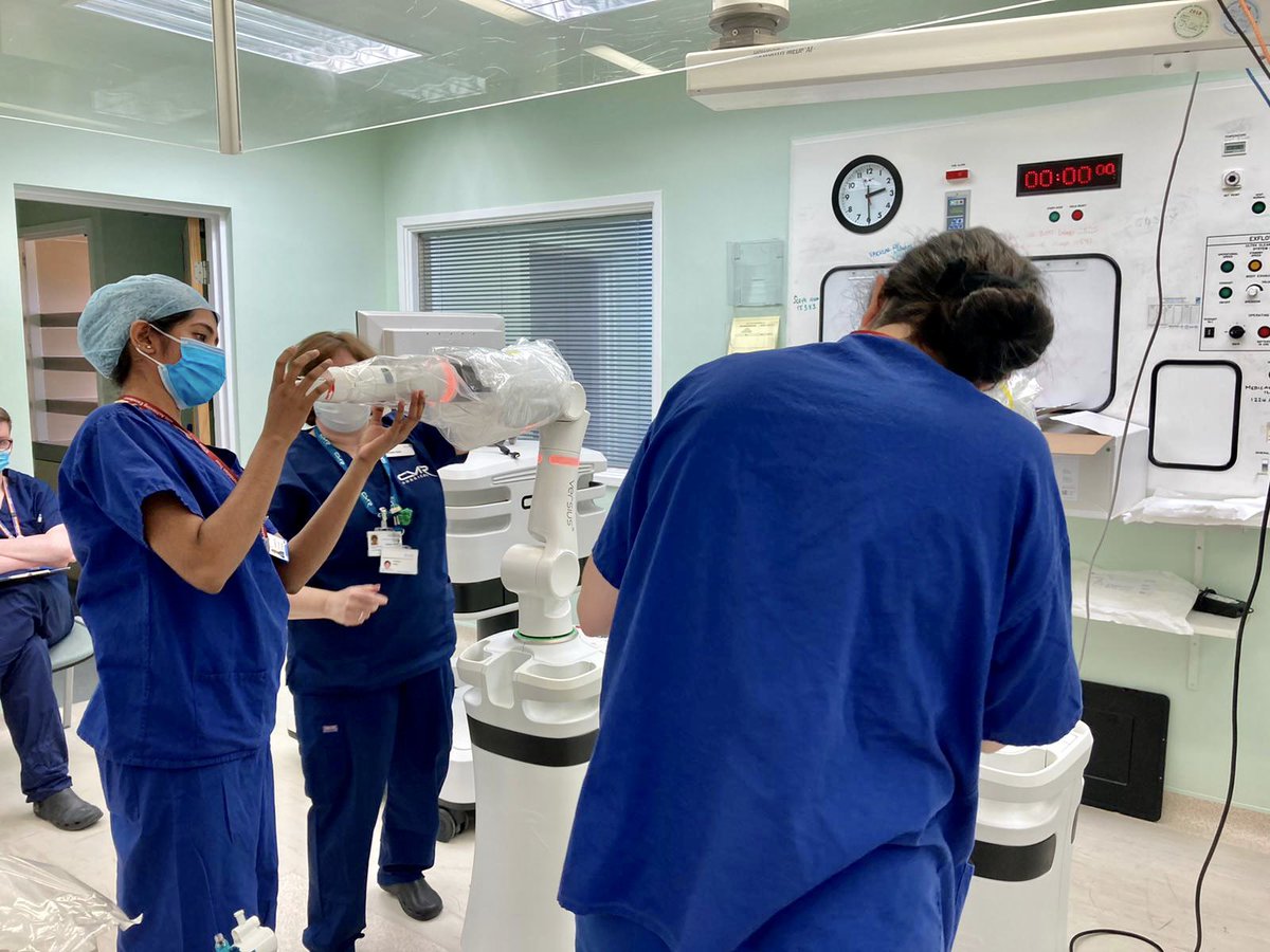 Team TEIR (@mri_teir) on Twitter photo Fantastic #robot training day for our scrub team yesterday - great to work with <a href="/CMRSurgical/">CMR Surgical</a> to get more of our staff trained in #roboticsurgery giving our patients #innovative treatment options! <a href="/nurse_ant/">Dott. Aria Maderna📏</a> @GregGeorgeShaw <a href="/TeamGIMS_MRI/">Team GIMS</a> <a href="/VGardener6/">Vanessa Gardener</a> Fantastic #robot training day for our scrub team yesterday - great to work with <a href="/CMRSurgical/">CMR Surgical</a> to get more of our staff trained in #roboticsurgery giving our patients #innovative treatment options! <a href="/nurse_ant/">Dott. Aria Maderna📏</a> @GregGeorgeShaw <a href="/TeamGIMS_MRI/">Team GIMS</a> <a href="/VGardener6/">Vanessa Gardener</a>