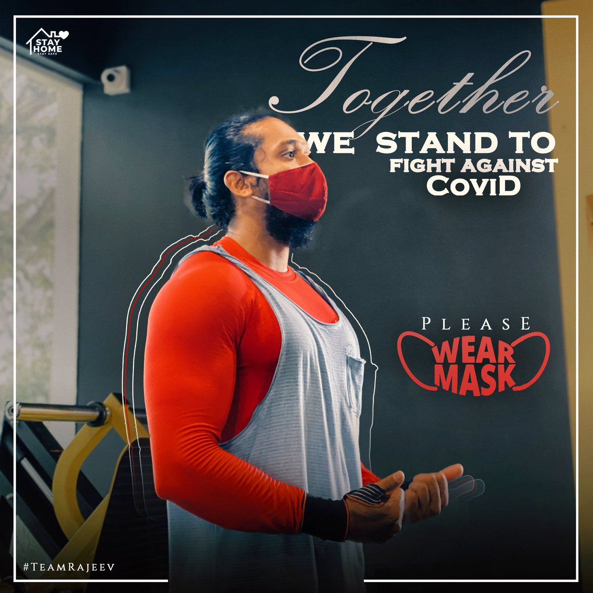 TheactorRajeev's tweet photo. We would request on behalf of #TeamRajeev to our loved people to please Stay Home n Stay Safe.😷 

Love you all ❤️
#TeamRajeev 
#covid_19 #staystrong #stayhealthy #stayfit #staypositive #staysafe #staymotivated #supportcclrajeev #cclrajeevhanuofficial #rajeevhanu__fc #rajeevhanu https://t.co/KWsjZo8q41
