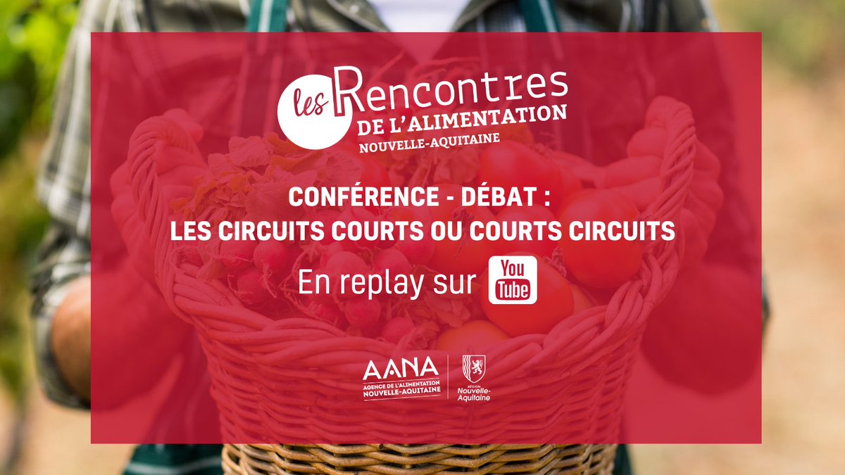 Merci d'avoir assisté aux Rencontres de l'Alimentation Nouvelle-Aquitaine !  

Retrouvez le #replay sur #Youtube👉youtu.be/HAanyLnMyco

#RencontresAANA #Alimentation <a href="/NvelleAquitaine/">Nouvelle-Aquitaine</a>